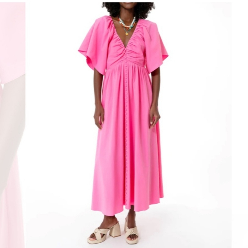 Pink Viviana Maxi Dress POMANDER PLACE XL